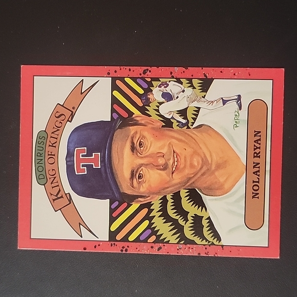 Nolan Ryan Donruss 1990 #659,#665,#166. 3 Baseball Cards all ERROR on INC No (.) - Picture 4 of 9